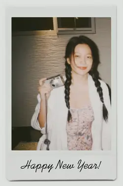 New year polaroid