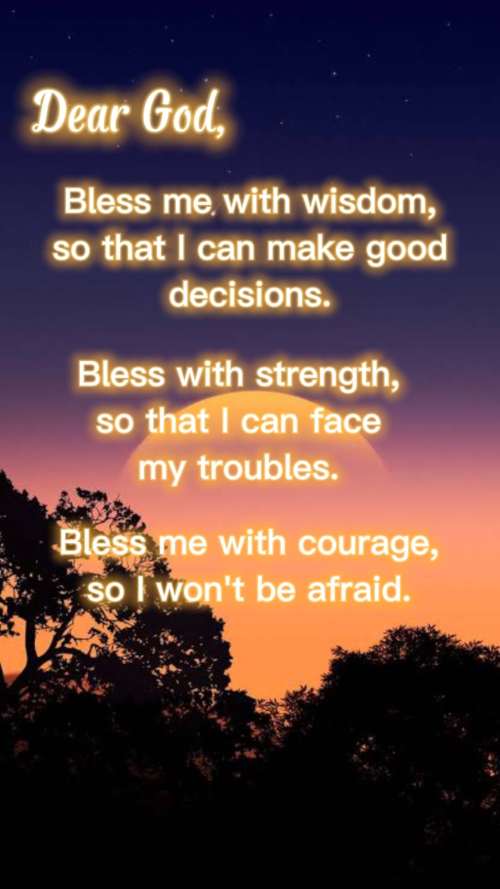 Bless me
