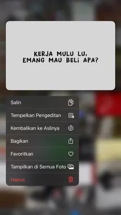 Kerja mulu kamu