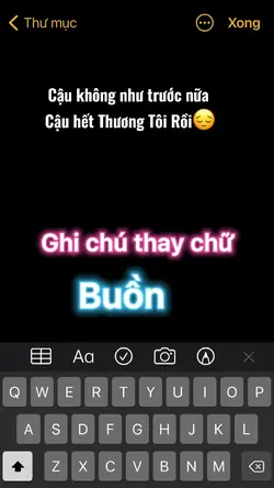 Ghi Chú Thay Chữ 