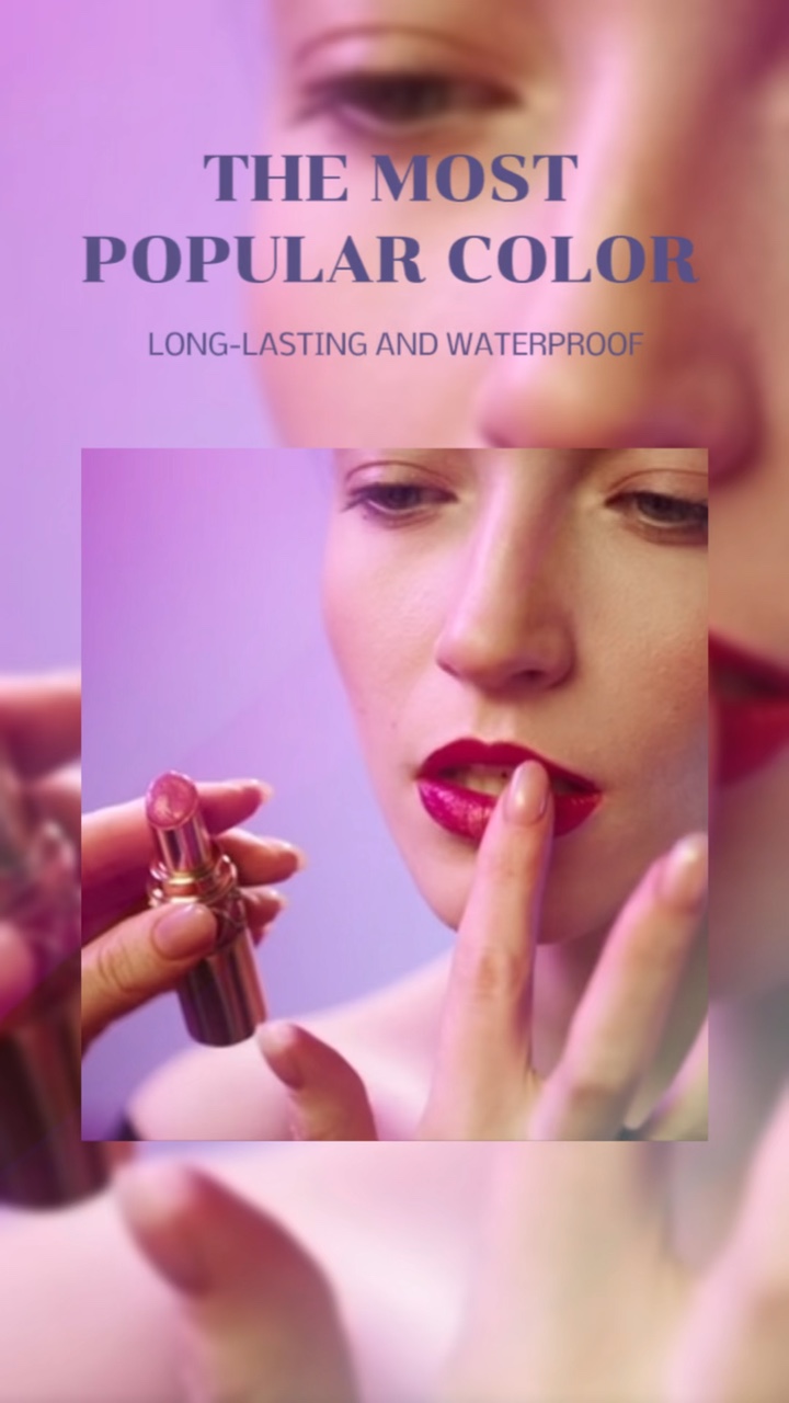 미니멀리스트 립스틱 브랜딩