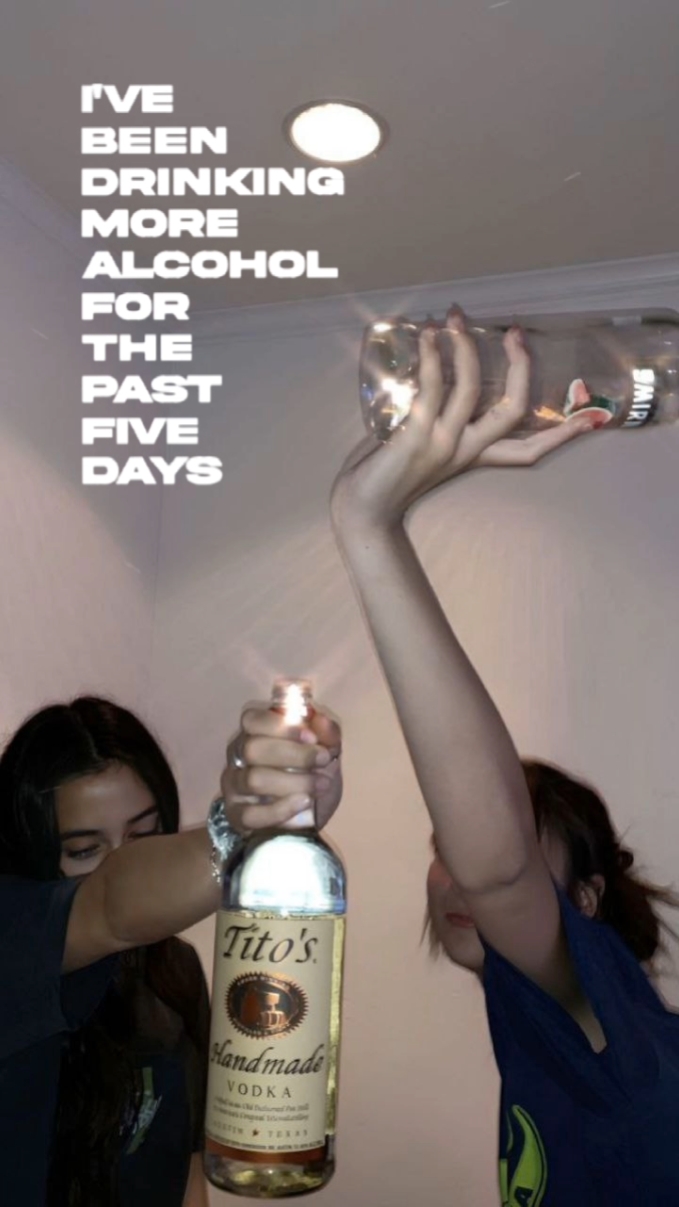 i've drinking more 