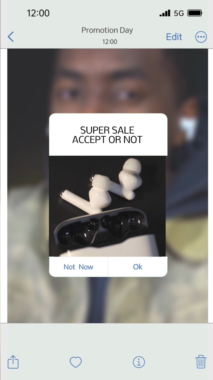 Airdrop Sharing UI Template