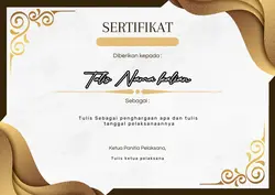 Sertifikat templat