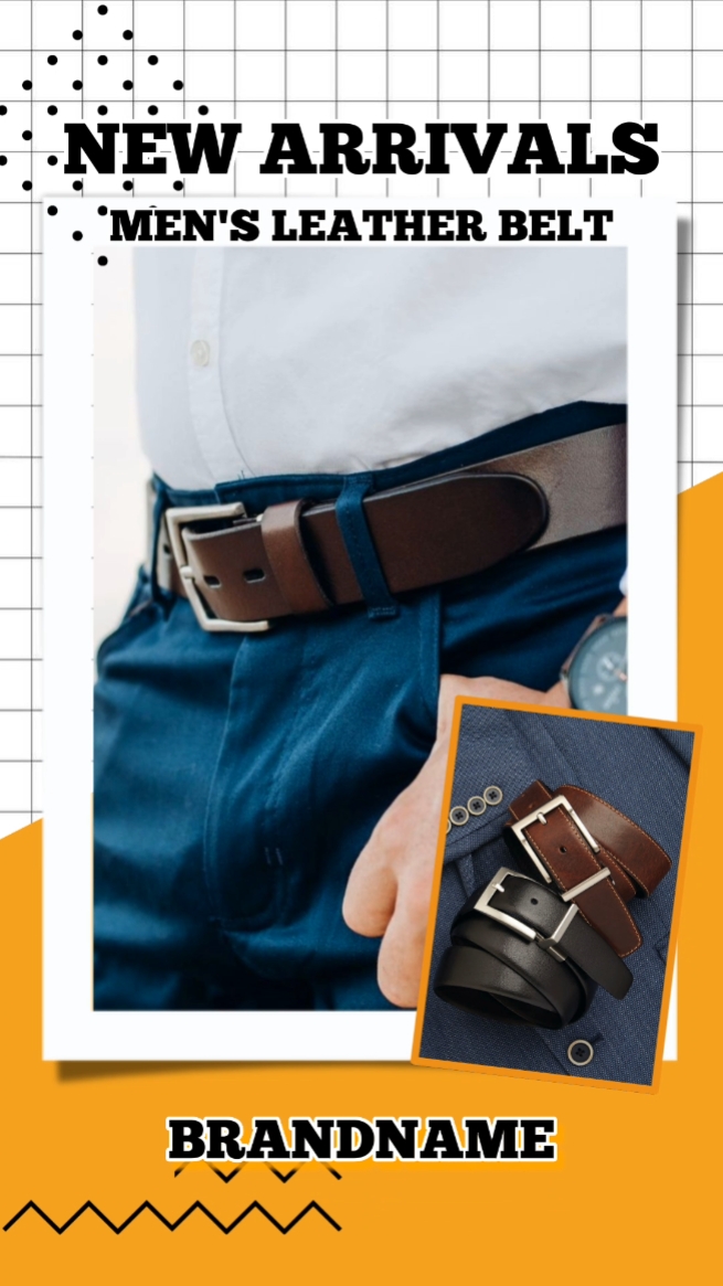 Cinturón De Cuero Para Hombre