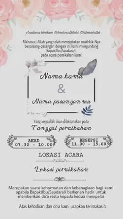 Undangan pernikahan