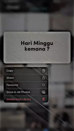 Hari Minggu Kemana?