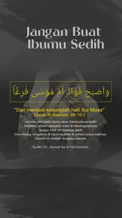 jangan buat ibu sdih