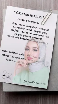 CATATAN HARI INI