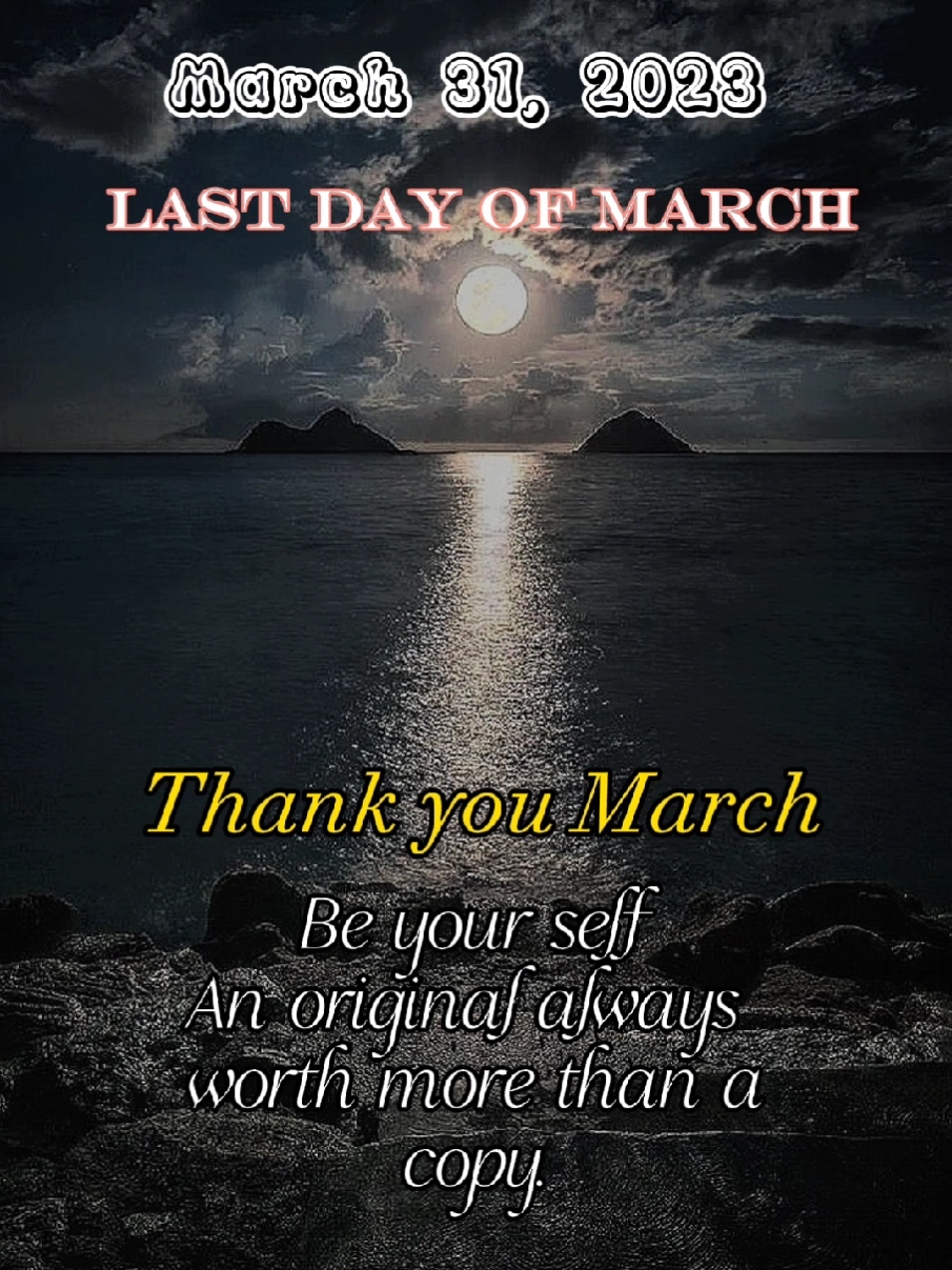 Adiós marzo 