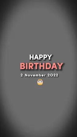 HBD 2 November2022