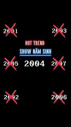 show năm sinh 