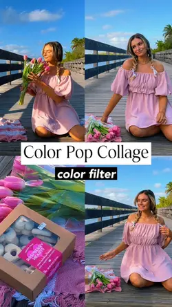 color pop collage