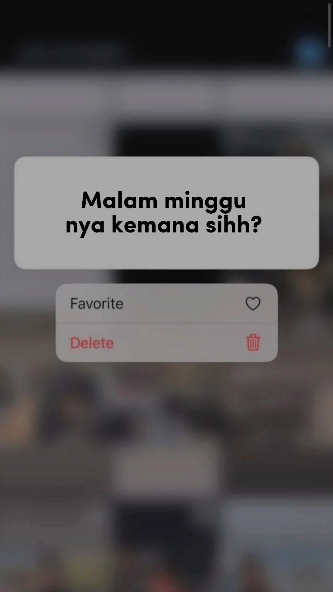 malam minggu nya