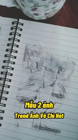 Mẫu 2 Ảnh Trend Vẽ 