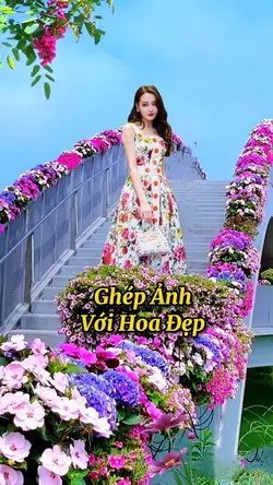 Ghép Ảnh Hoa