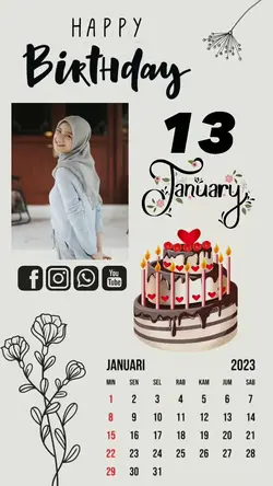13 januari Brithaday