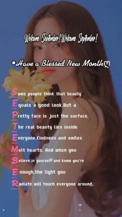 #WelcomeSeptember