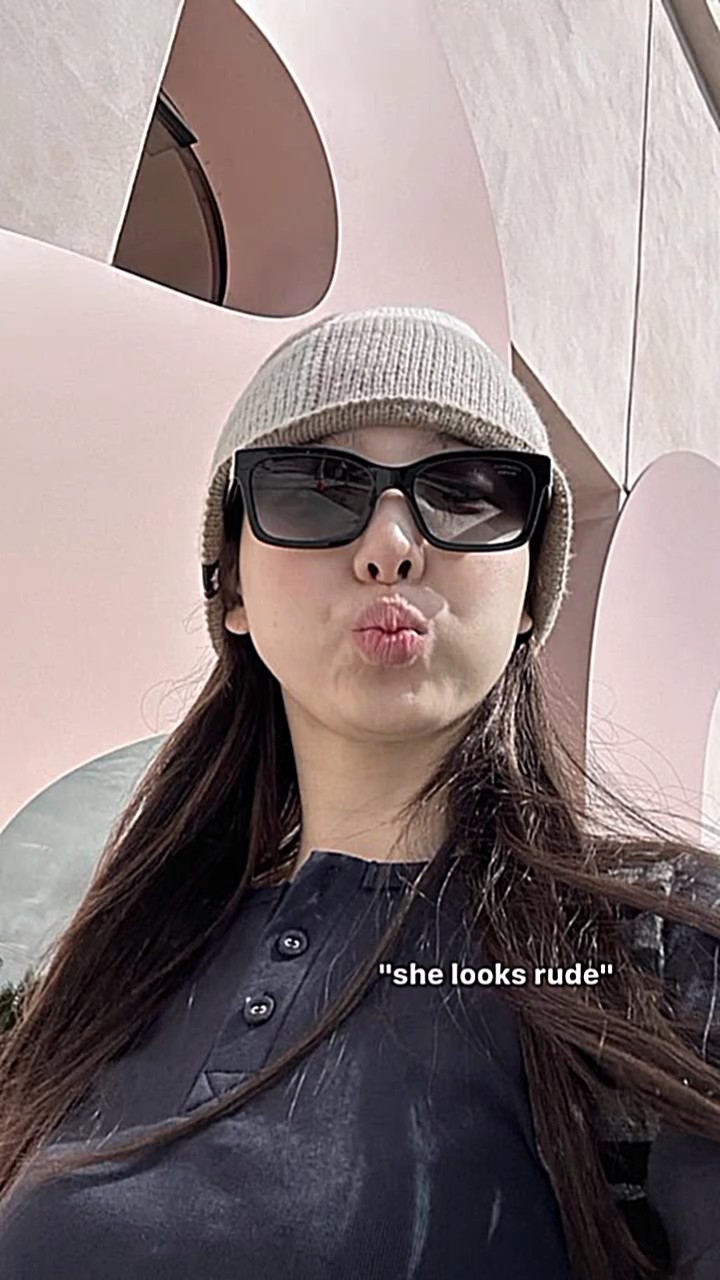 "SHE LOOKS SO RUDE"