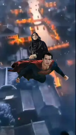 Digendong Superman
