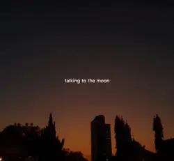 talking to the moon