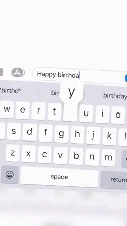 HAPPY BIRTHDAY