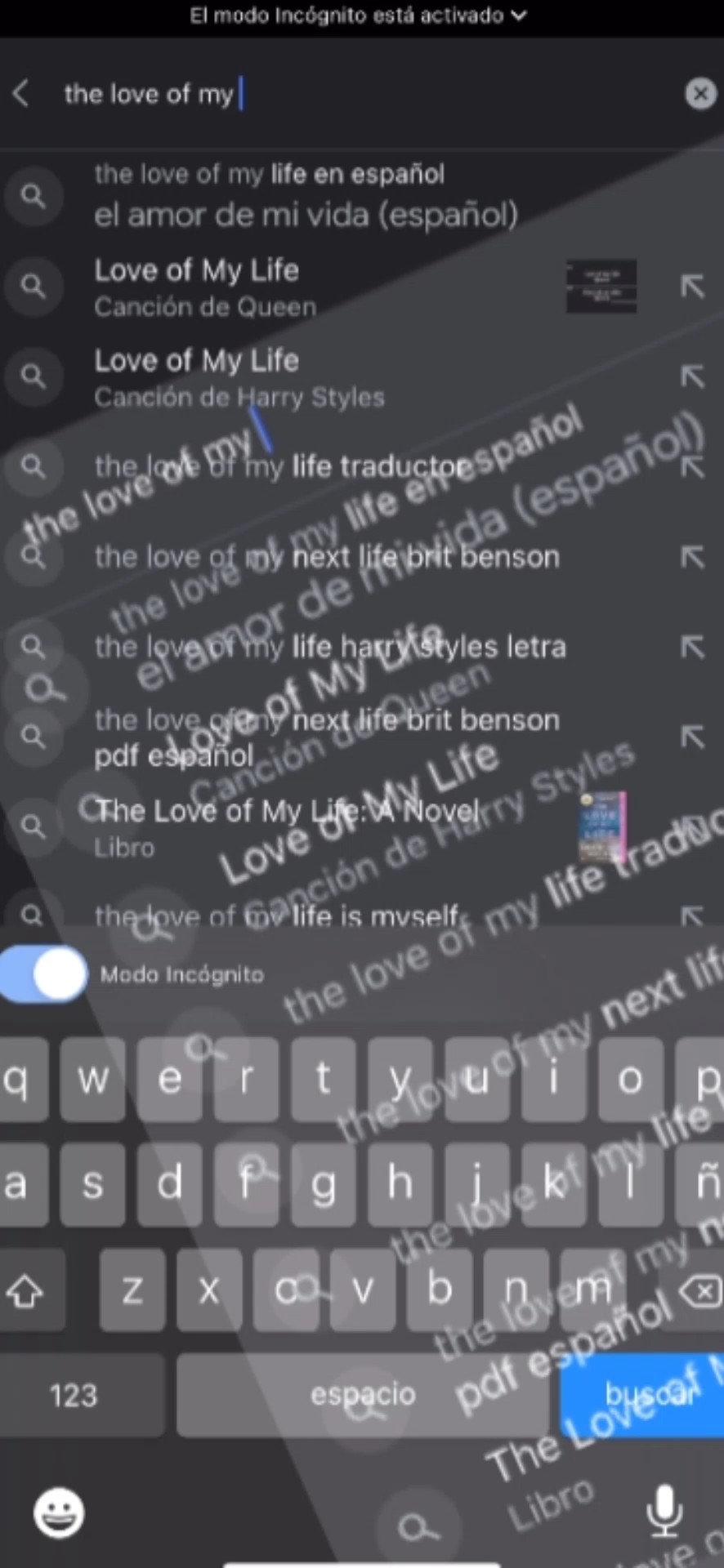 El amor de mi vida