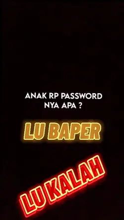 #Anak Rp passwordny