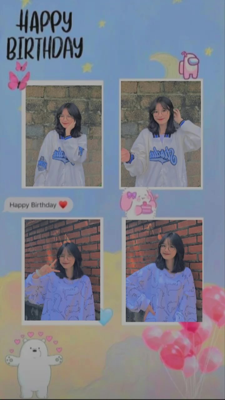 Mẫu Happybirthday