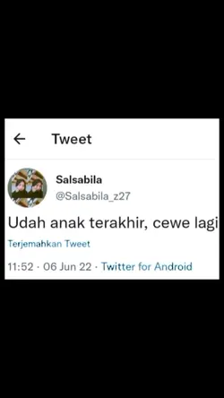 anak terakhir cewe
