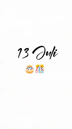 hbd 13 juli