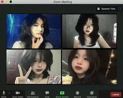 khung zoom + màu