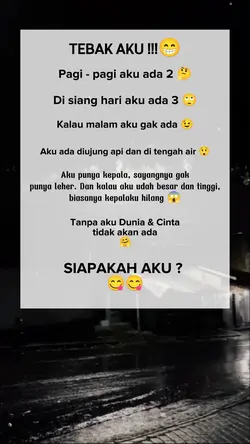 Tebak Siapakah Aku