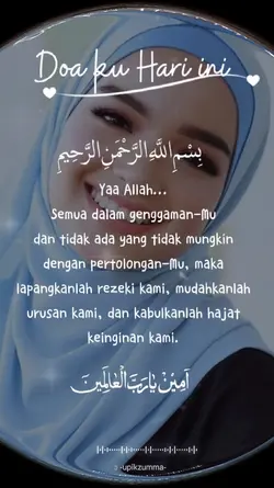 DO'A KU HARI INI
