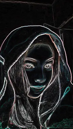 #Neonoutline