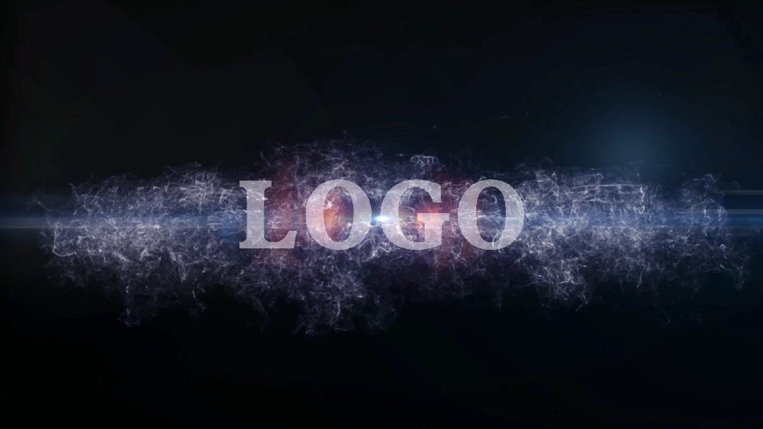 Mẫu LOGO mở đầu video |Mẫu LOGO màu xanh mở đầu video