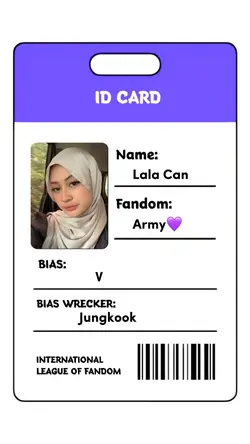 ID CARD KPOP UNGU