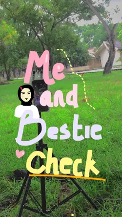 With my bestie chek