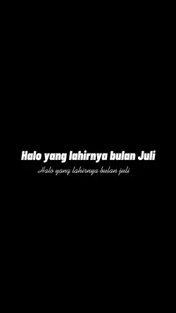 Selamat ulang tahun