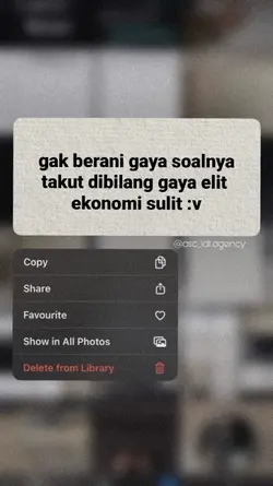 GAYA ELIT SEKALI WKW