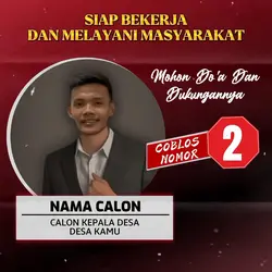 Poster Calon Kades