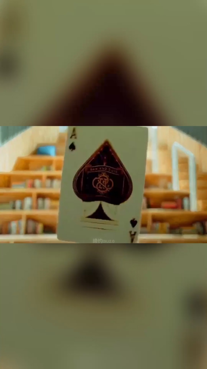 The card was thrown-