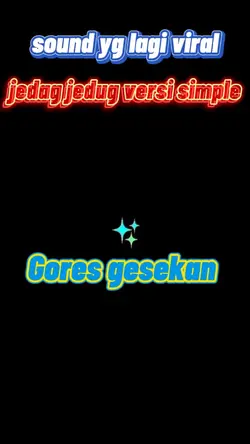 #Gores gesekan saja