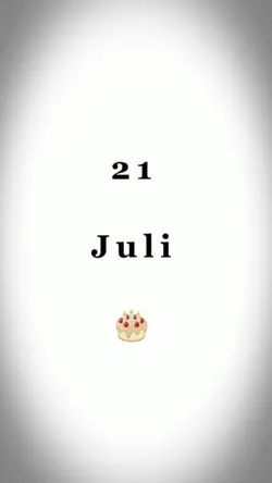 HBD, 21 JULI