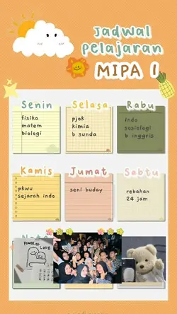 jadwal pelajaran