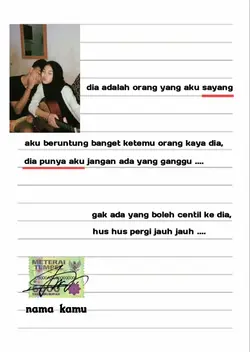 surat cinta bucin