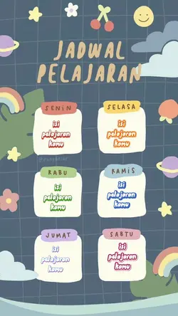 Jadwal pelajaran