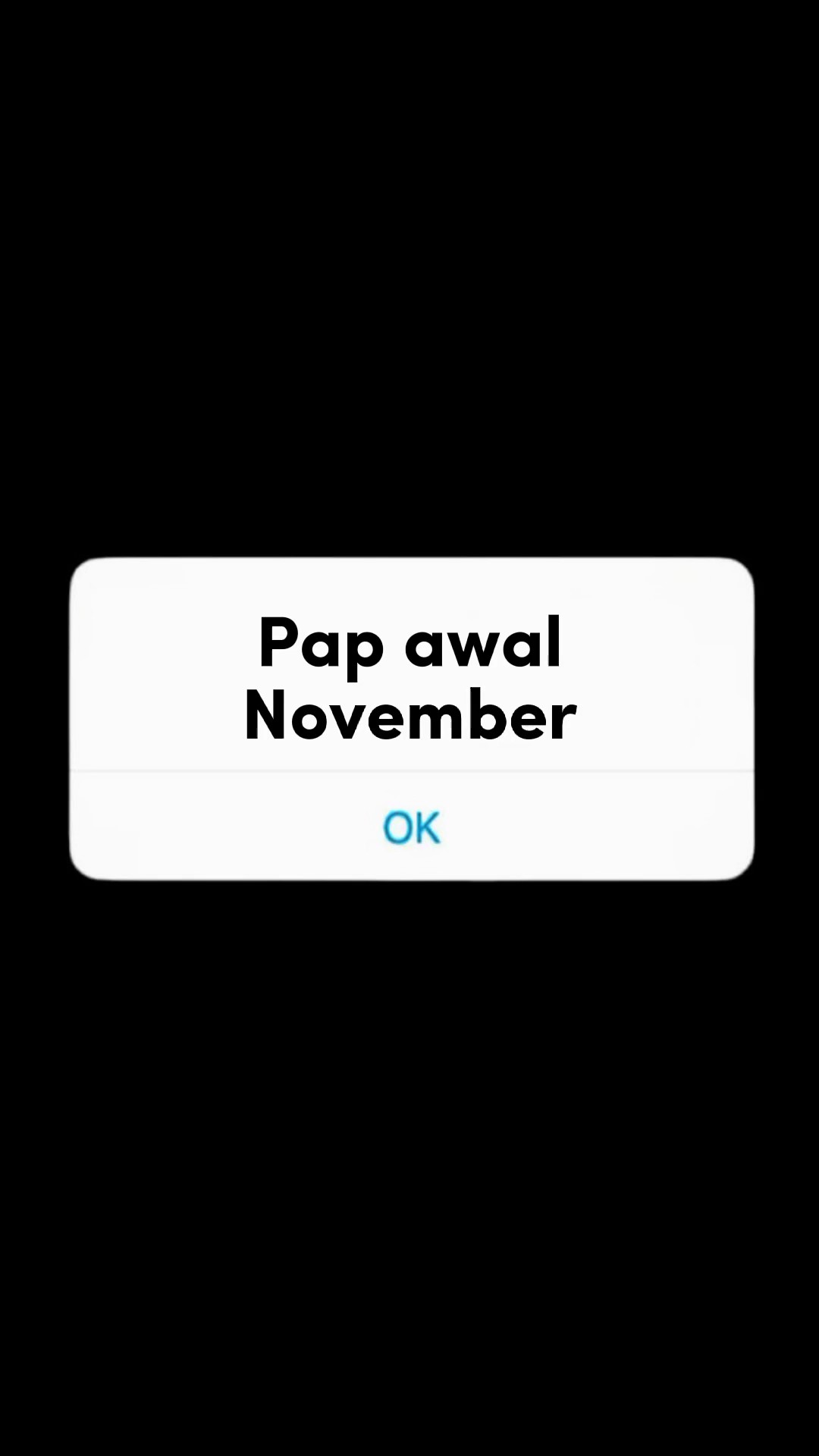 Pap awal novembro
