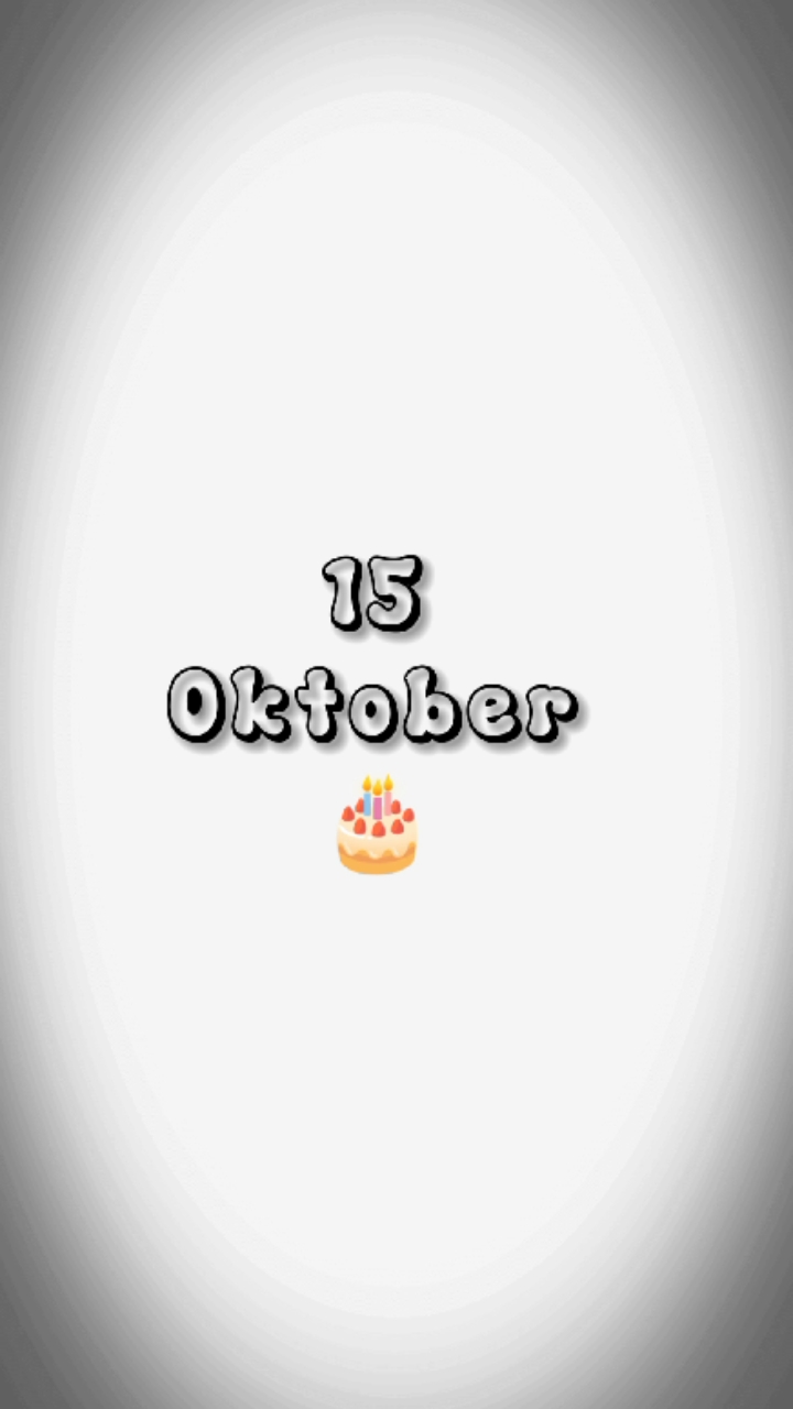 HBD 15 OKTOBER 2022