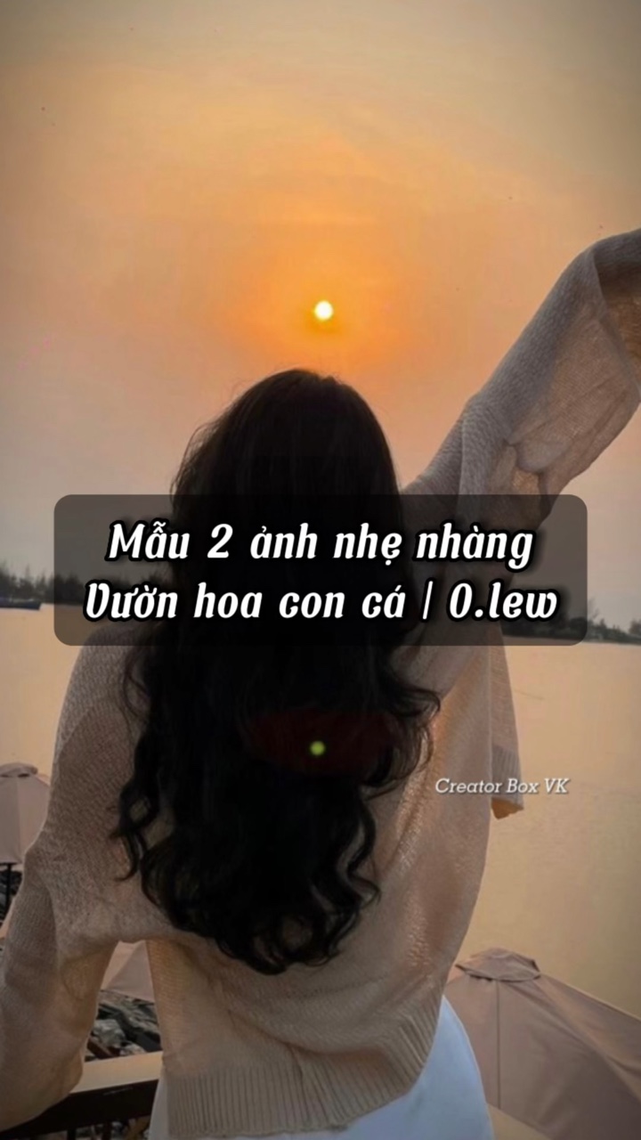 Mẫu 2 ảnh nhẹ nhàng